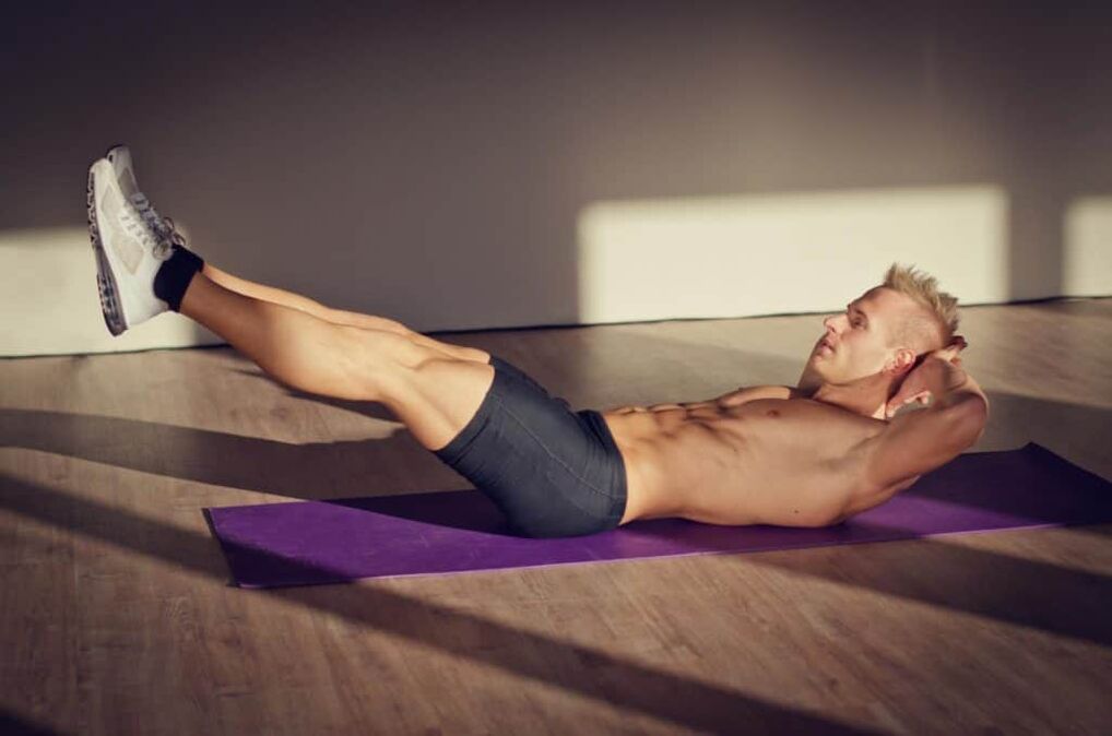 Des abdominaux forts augmentent la puissance